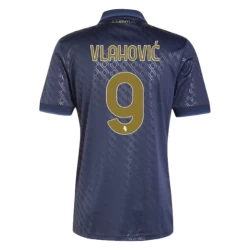 Juventus FC Fußballtrikot Vlahovic #9 2024-25 Ausweichtrikot Herren