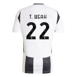 Juventus FC T. Weah #22 Fußballtrikot 2024-25 Heimtrikot Herren