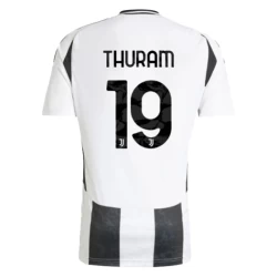 Juventus FC Thuram #19 Fußballtrikot 2024-25 Heimtrikot Herren