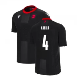 Kashia #4 Georgia Fußballtrikots EM 2024 Auswärtstrikot Herren
