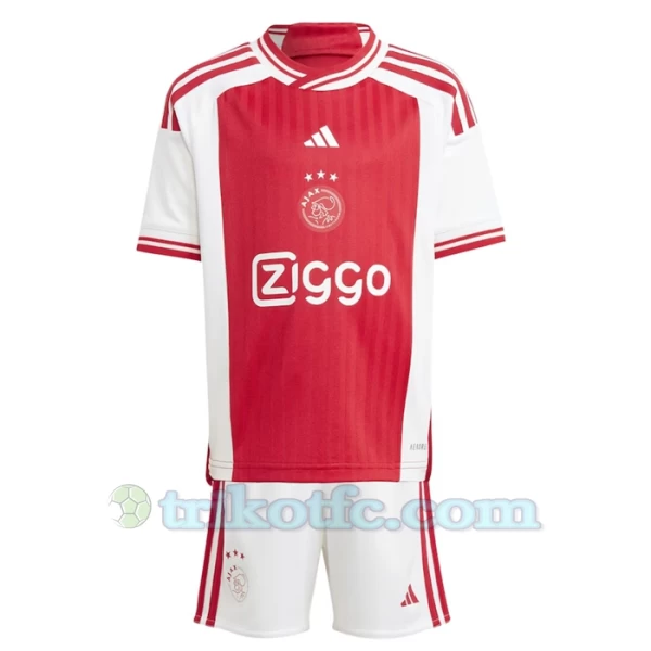 Kinder AFC Ajax Fußball Trikotsatz 2023-24 Heimtrikot