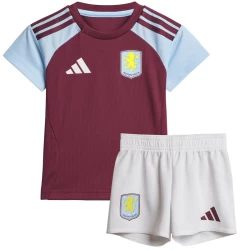 Kinder Aston Villa Fußball Trikotsatz 2024-25 Heimtrikot