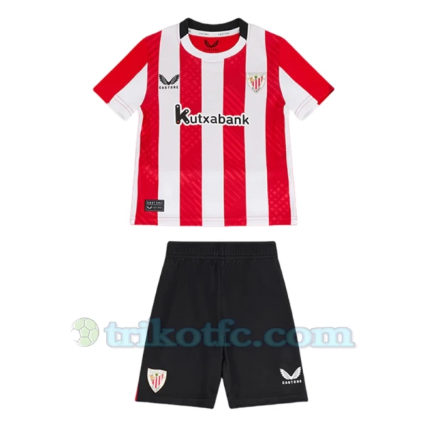 Kinder Athletic Club Bilbao Fußball Trikotsatz 2024-25 Heimtrikot