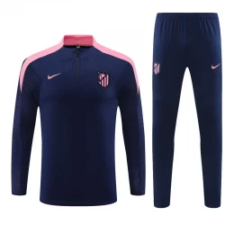 Kinder Atlético Madrid Trainingsanzüge Sweatshirt 2024-25 Blau Player Version