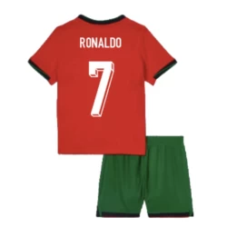Kinder Cristiano Ronaldo #7 Portugal Fußball Trikotsatz EM 2024 Heimtrikot