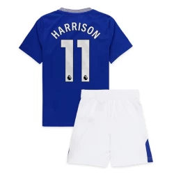 Kinder Everton FC Harrison #11 Fußball Trikotsatz 2024-25 Heimtrikot