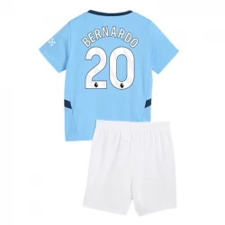 Kinder Manchester City Bernardo Silva #20 Fußball Trikotsatz 2024-25 Heimtrikot