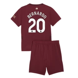 Kinder Manchester City Fußball Trikotsatz Bernardo Silva #20 2024-25 Ausweichtrikot