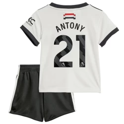 Kinder Manchester United Fußball Trikotsatz Antony #21 2024-25 Ausweichtrikot