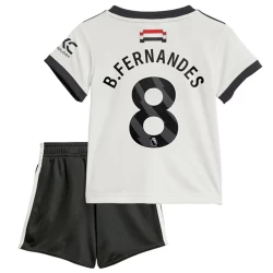 Kinder Manchester United Fußball Trikotsatz Bruno Fernandes #8 2024-25 Ausweichtrikot