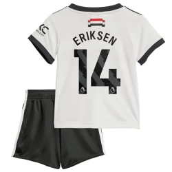 Kinder Manchester United Fußball Trikotsatz Christian Eriksen #14 2024-25 Ausweichtrikot