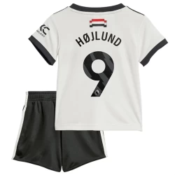 Kinder Manchester United Fußball Trikotsatz Hojlund #9 2024-25 Ausweichtrikot