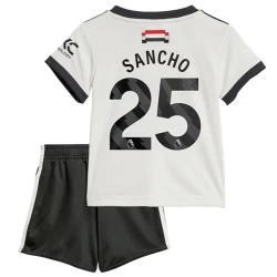 Kinder Manchester United Fußball Trikotsatz Jadon Sancho #25 2024-25 Ausweichtrikot