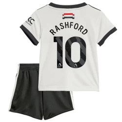 Kinder Manchester United Fußball Trikotsatz Marcus Rashford #10 2024-25 Ausweichtrikot