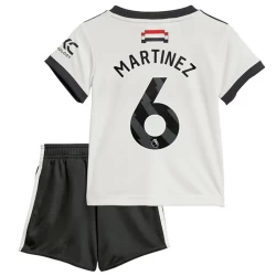 Kinder Manchester United Fußball Trikotsatz Martínez #6 2024-25 Ausweichtrikot