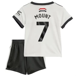 Kinder Manchester United Fußball Trikotsatz Mason Mount #7 2024-25 Ausweichtrikot