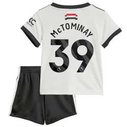 Kinder Manchester United Fußball Trikotsatz McTominay #39 2024-25 Ausweichtrikot