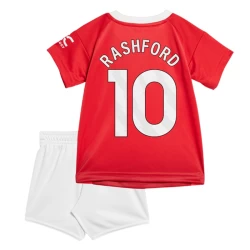 Kinder Manchester United Marcus Rashford #10 Fußball Trikotsatz 2024-25 Heimtrikot