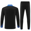 Kinder Niederlande Trainingsanzüge Sweatshirt 2024-25 Schwarz Player Version
