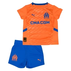 Kinder Olympique de Marseille Fußball Trikotsatz 2024-25 Ausweichtrikot