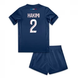 Kinder Paris Saint-Germain PSG Achraf Hakimi #2 Fußball Trikotsatz 2024-25 Heimtrikot