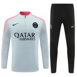 Kinder Paris Saint-Germain PSG Trainingsanzüge Sweatshirt 2024-25 Light Grau Player Version