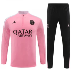 Kinder Paris Saint-Germain PSG Trainingsanzüge Sweatshirt 2024-25 Rosa Player Version