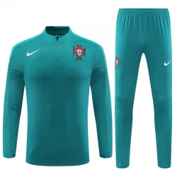 Kinder Portugal Trainingsanzüge Sweatshirt 2024-25 Grün Player Version