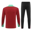 Kinder Portugal Trainingsanzüge Sweatshirt 2024-25 Rot Player Version
