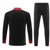 Kinder Portugal Trainingsanzüge Sweatshirt 2024-25 Schwarz Player Version