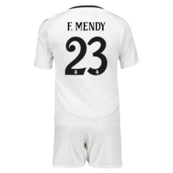 Kinder Real Madrid F.Mendy #23 Fußball Trikotsatz 2024-25 Heimtrikot