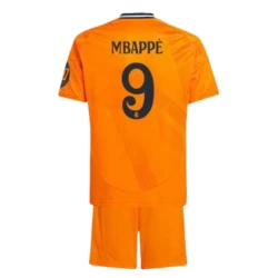 Kinder Real Madrid Fußball Trikotsatz 2024-25 HP Mbappe #9 Auswärtstrikot