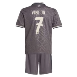 Kinder Real Madrid Fußball Trikotsatz Vinicius Junior #7 2024-25 Ausweichtrikot