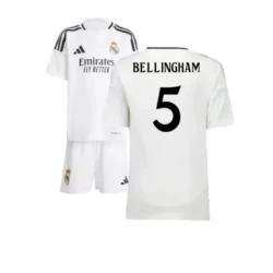 Kinder Real Madrid Jude Bellingham #5 Fußball Trikotsatz 2024-25 Heimtrikot