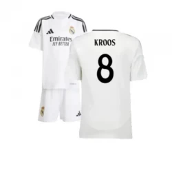 Kinder Real Madrid Toni Kroos #8 Fußball Trikotsatz 2024-25 Heimtrikot