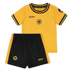 Kinder Wolverhampton Wanderers Fußball Trikotsatz 2024-25 Heimtrikot