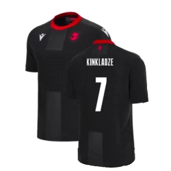 Kinkladze #7 Georgia Fußballtrikot EM 2024 Auswärtstrikot Herren