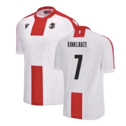 Kinkladze #7 Georgia Fußballtrikot EM 2024 Heimtrikot Herren