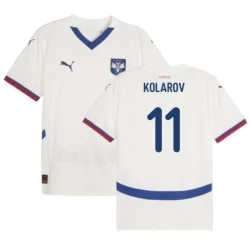 Kolarov #11 Serbien Fußballtrikot EM 2024 Auswärtstrikot Herren