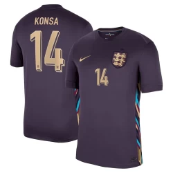 Konsa #14 England Fußballtrikot EM 2024 Auswärtstrikot Herren