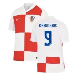 Kramaric #9 Kroatien Fußballtrikot EM 2024 Heimtrikot Herren