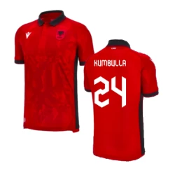 Kumbulla #24 Albanien Fußballtrikot EM 2024 Heimtrikot Herren