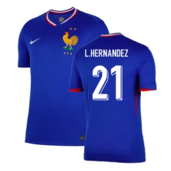 L.Hernandez #21 Frankreich Fußballtrikot EM 2024 Heimtrikot Herren