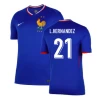 L.Hernandez #21 Frankreich Fußballtrikots EM 2024 Heimtrikot Herren