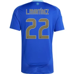 L. Martinez #22 Argentinien Fußballtrikot Copa America 2024 Auswärtstrikot Herren