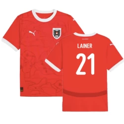 Lainer #21 Österreich Fußballtrikot EM 2024 Heimtrikot Herren