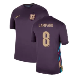 Lampard #8 England Fußballtrikot EM 2024 Auswärtstrikot Herren