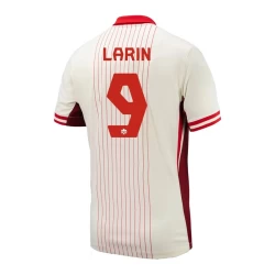 Larin #9 Kanada Fußballtrikot Copa America 2024 Auswärtstrikot Herren