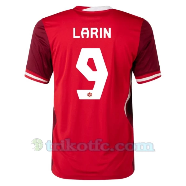 Larin #9 Kanada Fußballtrikot Copa America 2024 Heimtrikot Herren