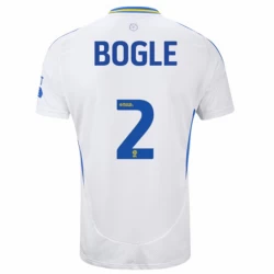 Leeds United Bogle #2 Fußballtrikot 2024-25 Heimtrikot Herren